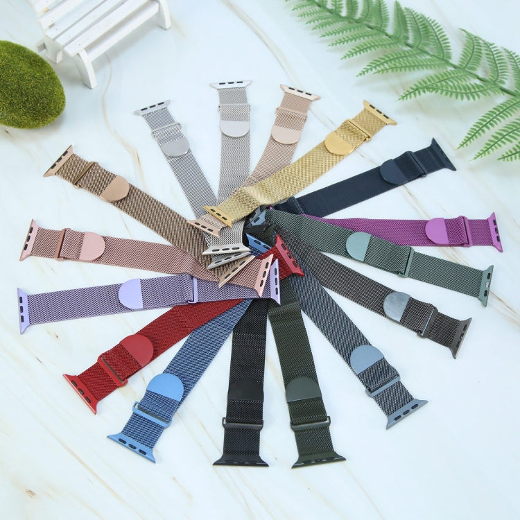 For Apple Watch Ultra 49mm Milanese Metal Magnetic Watch Band(Midnight Blue) - free shipping - PMC TechLife - Order now!