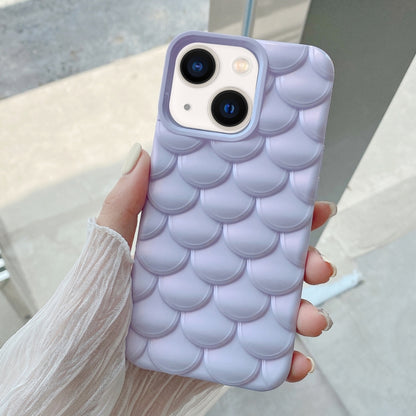 For iPhone 13 3D Scale Style TPU Phone Case(Light Purple) - iPhone 13 Cases by PMC Jewellery | Online Shopping South Africa | PMC Jewellery