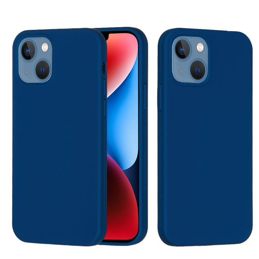 For iPhone 15 Solid Color Silicone Phone Case(Cobalt Blue) - iPhone 15 Cases by PMC Jewellery | Online Shopping South Africa | PMC Jewellery