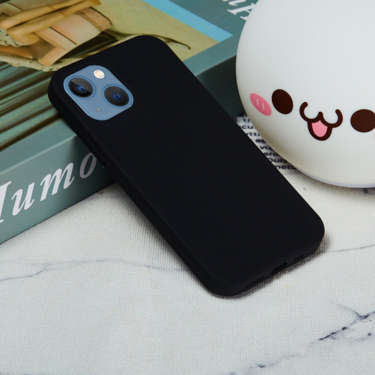 For iPhone 15 Plus Solid Color Silicone Phone Case(Black) - iPhone 15 Plus Cases by PMC TechLife | Online Shopping South Africa | PMC TechLife