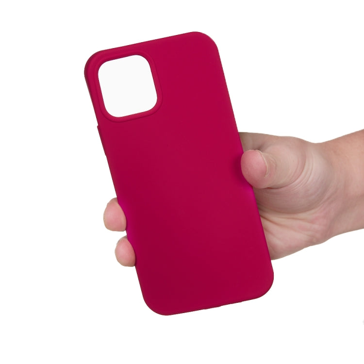 For iPhone 15 Pro Max Solid Color Silicone Phone Case(Rose Red) - iPhone 15 Pro Max Cases by PMC Jewellery | Online Shopping South Africa | PMC Jewellery