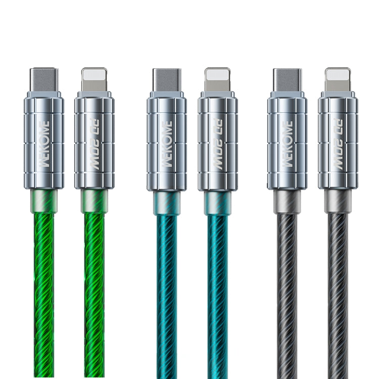 WK WDC-205 PD 20W USB-C/Type-C to 8 Pin Super Fast Charge Data Cable, Length: 1m(Blue) - 2 in 1 Cable by WK | Online Shopping South Africa | PMC TechLife | Buy Now Pay Later Mobicred