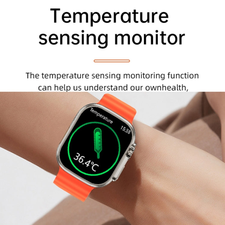 WS-E9 Ultra 2.2 inch IP67 Waterproof Silicone Band Smart Watch, Support Heart Rate / NFC(Blue) - Smart Watches by PMC TechLife | Online Shopping South Africa | PMC TechLife | Buy Now Pay Later Mobicred