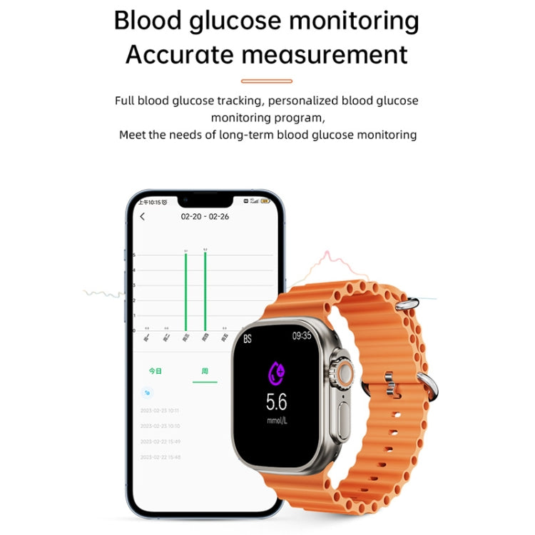 WS-E9 Ultra 2.2 inch IP67 Waterproof Silicone Band Smart Watch, Support Heart Rate / NFC(Blue) - Smart Watches by PMC TechLife | Online Shopping South Africa | PMC TechLife | Buy Now Pay Later Mobicred