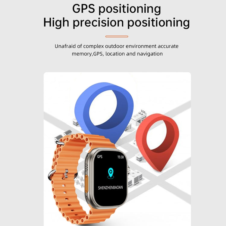WS-E9 Ultra 2.2 inch IP67 Waterproof Silicone Band Smart Watch, Support Heart Rate / NFC(Black) - Smart Watches by PMC TechLife | Online Shopping South Africa | PMC TechLife | Buy Now Pay Later Mobicred