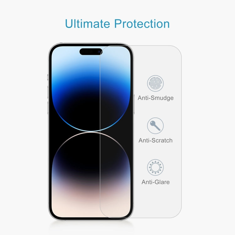 For iPhone 15 Plus / 15 Pro Max 50pcs 0.26mm 9H 2.5D High Aluminum Tempered Glass Film - free shipping - PMC TechLife - Order now!