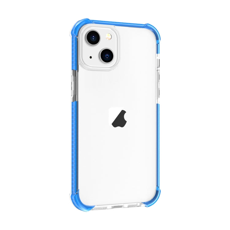 For iPhone 15 Plus Four-corner Shockproof TPU + Acrylic Phone Case(Blue) - iPhone 15 Plus Cases by PMC Jewellery | Online Shopping South Africa | PMC Jewellery