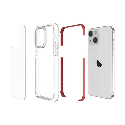 For iPhone 15 Four-corner Shockproof TPU + Acrylic Phone Case(Red) - iPhone 15 Cases by PMC Jewellery | Online Shopping South Africa | PMC Jewellery