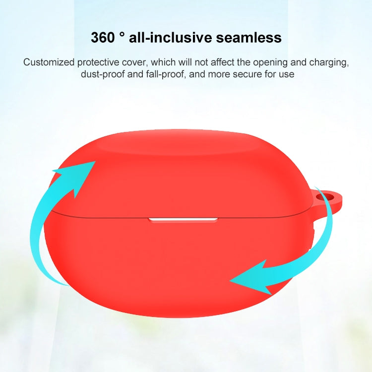 For Realme Buds Air5 Pro Wireless Earphone Silicone Protective Case(Red) - Other Earphone Case by PMC Jewellery | Online Shopping South Africa | PMC Jewellery