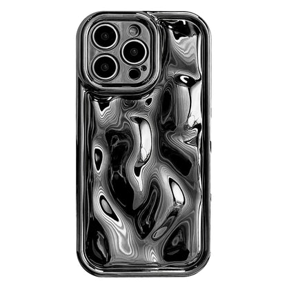 For iPhone 14 Pro Max Electroplating Meteorite Texture TPU Phone Case(Black) - iPhone 14 Pro Max Cases by PMC Jewellery | Online Shopping South Africa | PMC Jewellery