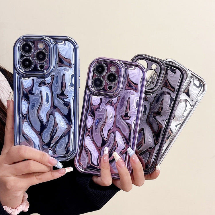For iPhone XR Electroplating Meteorite Texture TPU Phone Case(Silver) - free shipping - PMC TechLife - Order now!