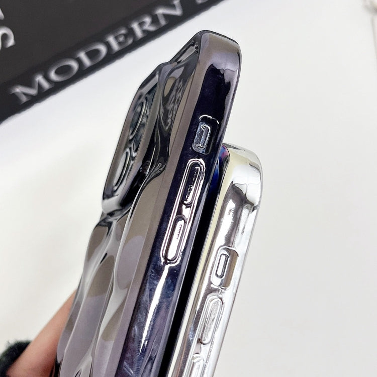 For iPhone XR Electroplating Meteorite Texture TPU Phone Case(Silver) - free shipping - PMC TechLife - Order now!