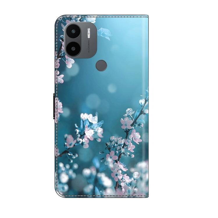 For Xiaomi Redmi A1+ / A2 / A2+ Crystal 3D Shockproof Protective Leather Phone Case(Plum Flower) - Xiaomi Cases by PMC Jewellery | Online Shopping South Africa | PMC Jewellery