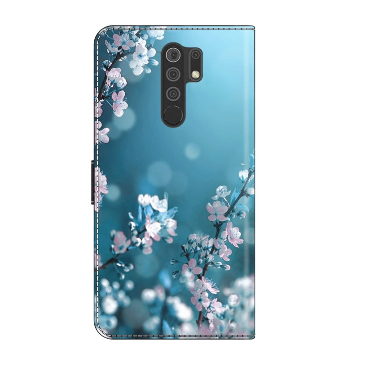 For Xiaomi Redmi 9 Crystal 3D Shockproof Protective Leather Phone Case(Plum Flower) - Xiaomi Cases by PMC Jewellery | Online Shopping South Africa | PMC Jewellery