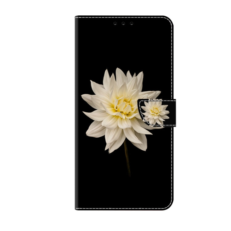 For Xiaomi Redmi Note 8 Crystal 3D Shockproof Protective Leather Phone Case(White Flower) - Xiaomi Cases by PMC Jewellery | Online Shopping South Africa | PMC Jewellery