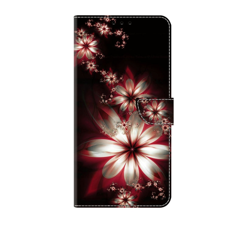 For Xiaomi Redmi 11A 4G / Redmi 12C Global Crystal 3D Shockproof Protective Leather Phone Case(Fantastic Flower) - Xiaomi Cases by PMC Jewellery | Online Shopping South Africa | PMC Jewellery