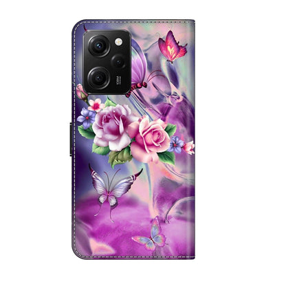 For Xiaomi Redmi Note 12 Pro Global Crystal 3D Shockproof Protective Leather Phone Case(Butterfly) - Xiaomi Cases by PMC Jewellery | Online Shopping South Africa | PMC Jewellery