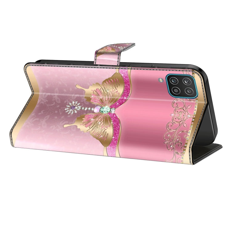 For Samsung Galaxy S8 Crystal 3D Shockproof Protective Leather Phone Case(Pink Bottom Butterfly) - free shipping - PMC TechLife - Order now!