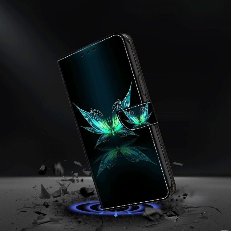 For Samsung Galaxy S22 Crystal 3D Shockproof Protective Leather Phone Case(Reflection Dutterfly) - free shipping - PMC TechLife - Order now!