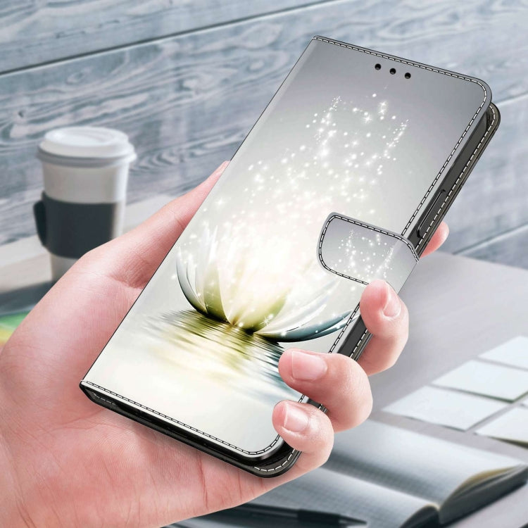 For Samsung Galaxy S22 Crystal 3D Shockproof Protective Leather Phone Case(Light Lotus) - free shipping - PMC TechLife - Order now!