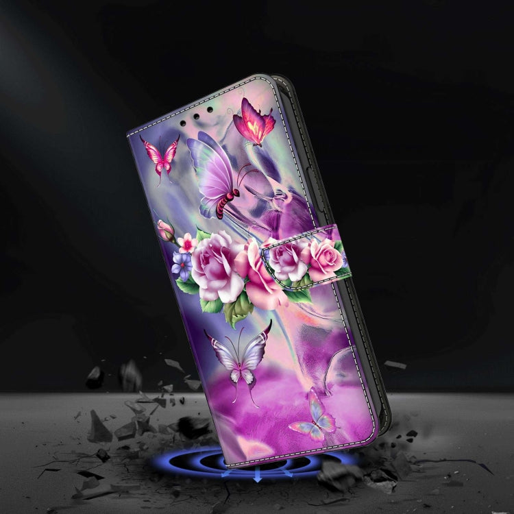 For Samsung Galaxy S22+ Crystal 3D Shockproof Protective Leather Phone Case(Butterfly) - free shipping - PMC TechLife - Order now!