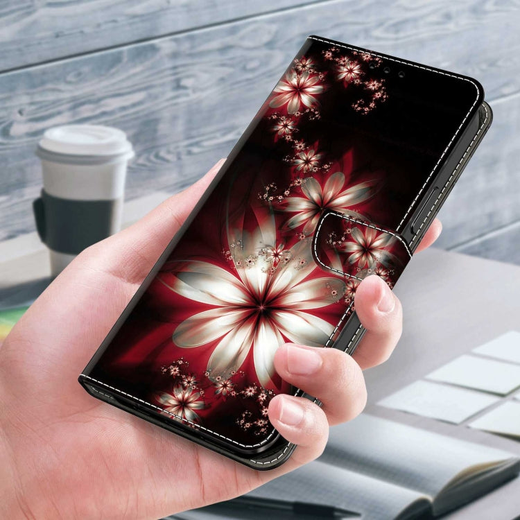 For Samsung Galaxy S22+ Crystal 3D Shockproof Protective Leather Phone Case(Fantastic Flower) - free shipping - PMC TechLife - Order now!