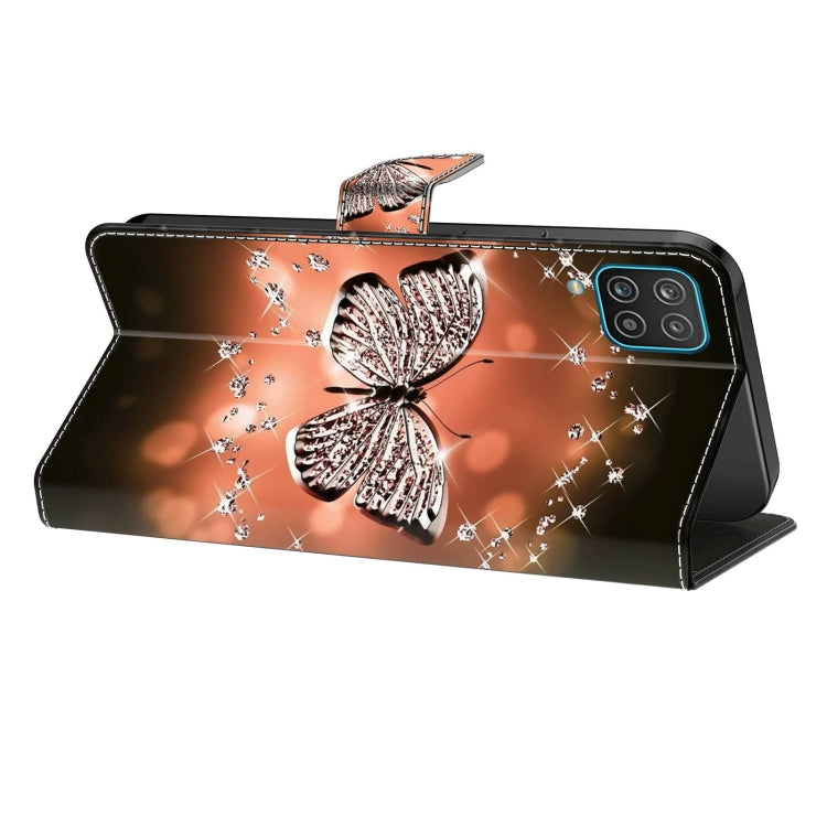 For Samsung Galaxy S22+ Crystal 3D Shockproof Protective Leather Phone Case(Crystal Butterfly) - free shipping - PMC TechLife - Order now!