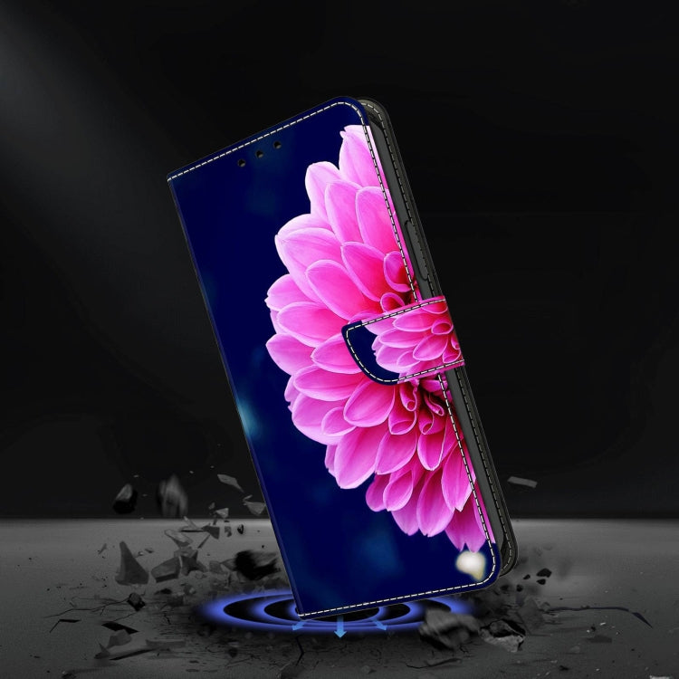 For Samsung Galaxy S22 Ultra Crystal 3D Shockproof Protective Leather Phone Case(Pink Petals) - free shipping - PMC TechLife - Order now!