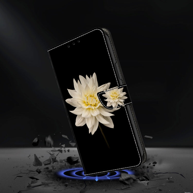 For Samsung Galaxy S22 Ultra Crystal 3D Shockproof Protective Leather Phone Case(White Flower) - free shipping - PMC TechLife - Order now!