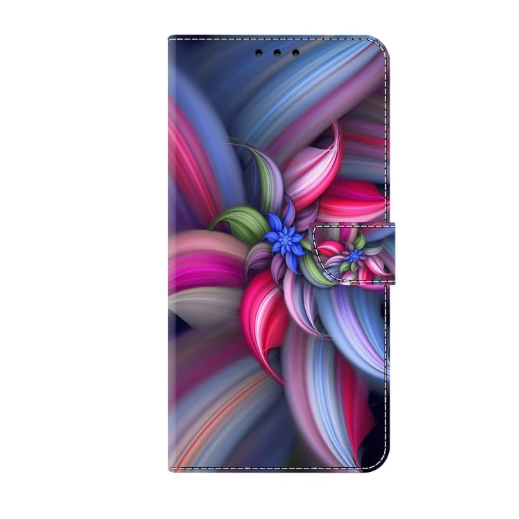 For Samsung Galaxy S22 Ultra Crystal 3D Shockproof Protective Leather Phone Case(Colorful Flower) - free shipping - PMC TechLife - Order now!