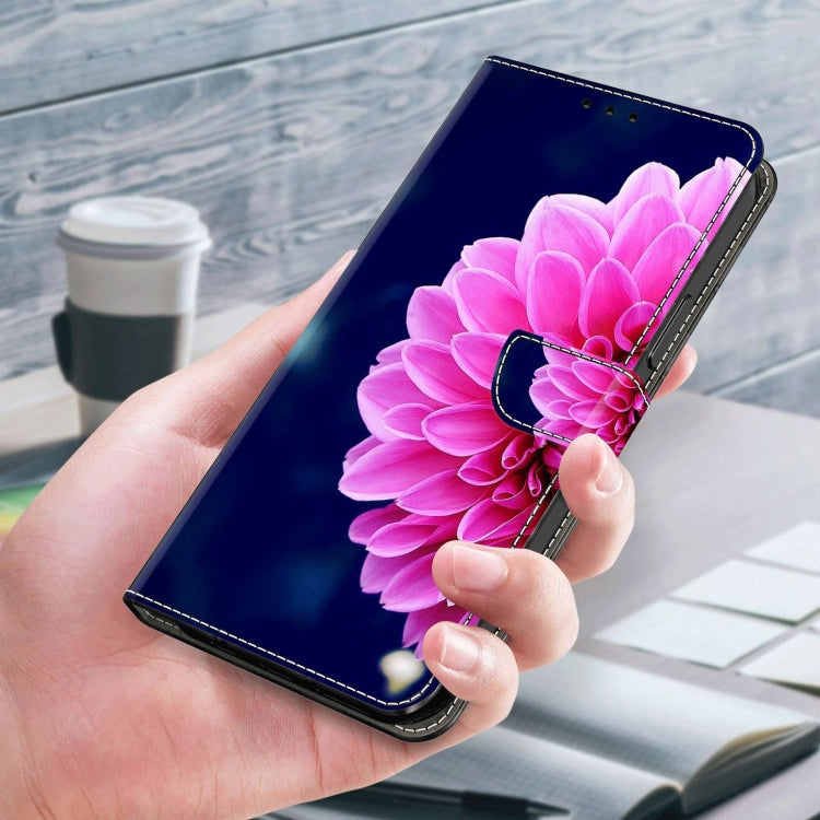 For Samsung Galaxy S23 Ultra Crystal 3D Shockproof Protective Leather Phone Case(Pink Petals) - free shipping - PMC TechLife - Order now!