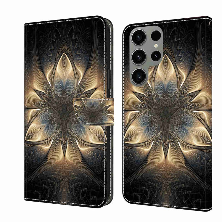 For Samsung Galaxy S23 Ultra Crystal 3D Shockproof Protective Leather Phone Case(Luminous Building) - free shipping - PMC TechLife - Order now!