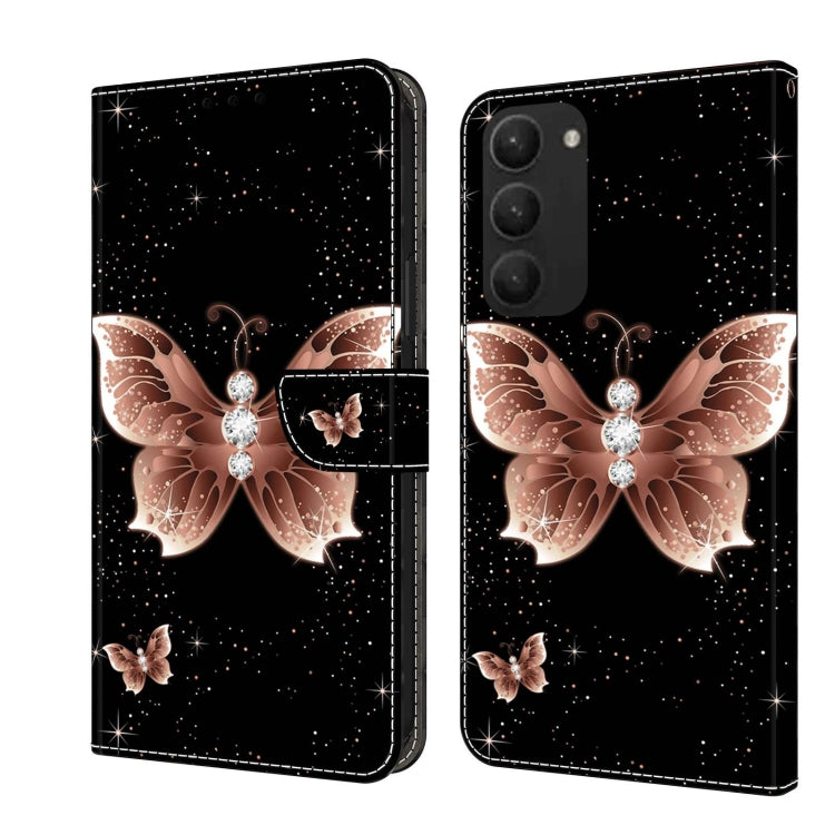 For Samsung Galaxy S23+ Crystal 3D Shockproof Protective Leather Phone Case(Pink Diamond Butterfly) - free shipping - PMC TechLife - Order now!