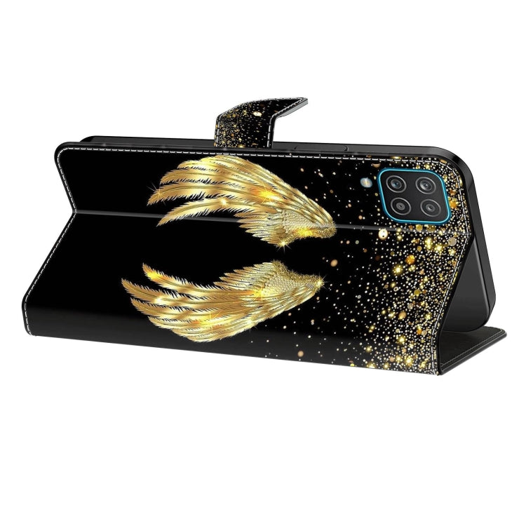 For Samsung Galaxy S23+ Crystal 3D Shockproof Protective Leather Phone Case(Golden Wings) - free shipping - PMC TechLife - Order now!