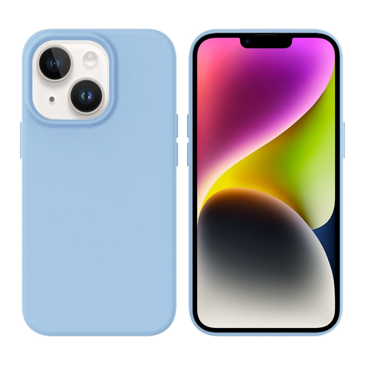 For iPhone 14 Liquid Silicone MagSafe Phone Case(Light Blue) - free shipping - PMC TechLife - Order now!