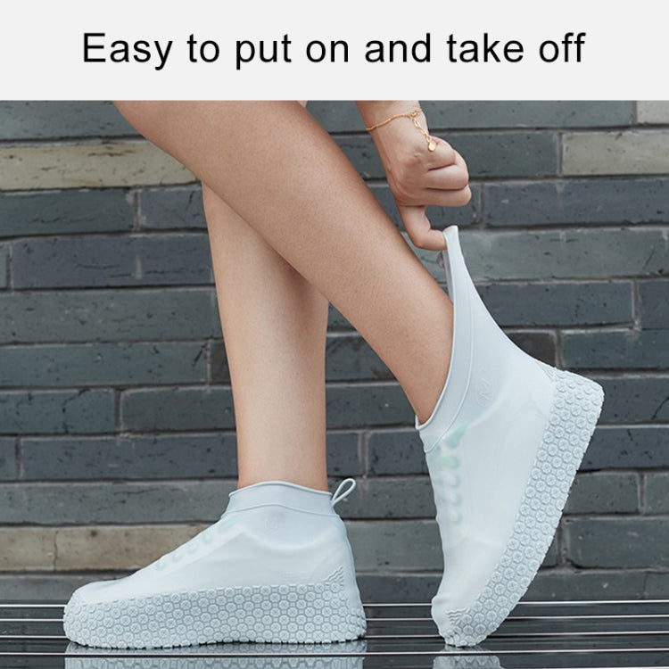 Silicone Non-slip Thickened Wear-resistant Waterproof Shoe Boots Cover, Size:M(Black) - Rainshoes & Shoe Covers by PMC TechLife | Online Shopping South Africa | PMC TechLife | Buy Now Pay Later Mobicred