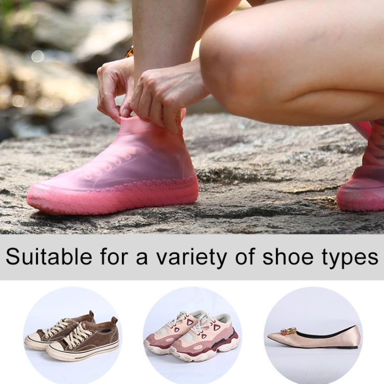 Silicone Non-slip Thickened Wear-resistant Waterproof Shoe Boots Cover, Size:M(Black) - Rainshoes & Shoe Covers by PMC TechLife | Online Shopping South Africa | PMC TechLife | Buy Now Pay Later Mobicred