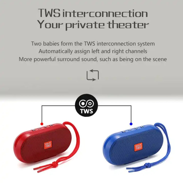 T&G TG179 Outdoor Multifunctional Wireless Bluetooth Speaker Support USB / TF / FM(Yellow) - Mini Speaker by T&G | Online Shopping South Africa | PMC TechLife