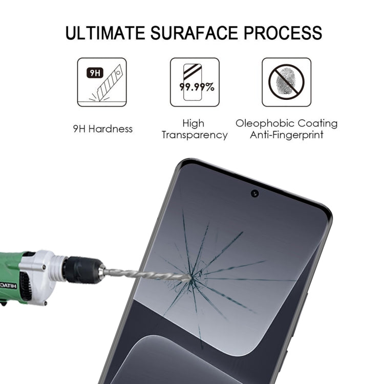 For Xiaomi 13T 25pcs 9H HD 3D Curved Edge Tempered Glass Film(Black) - free shipping - PMC TechLife - Order now!
