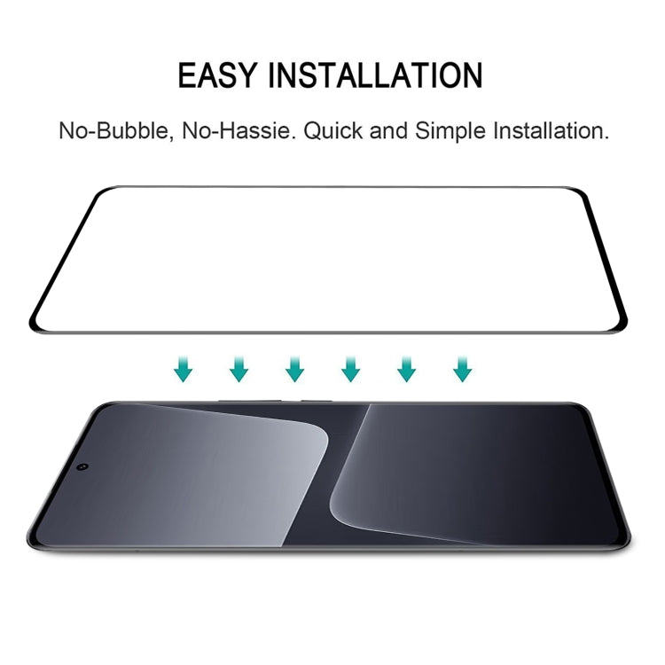 For Xiaomi 13T 25pcs 9H HD 3D Curved Edge Tempered Glass Film(Black) - free shipping - PMC TechLife - Order now!