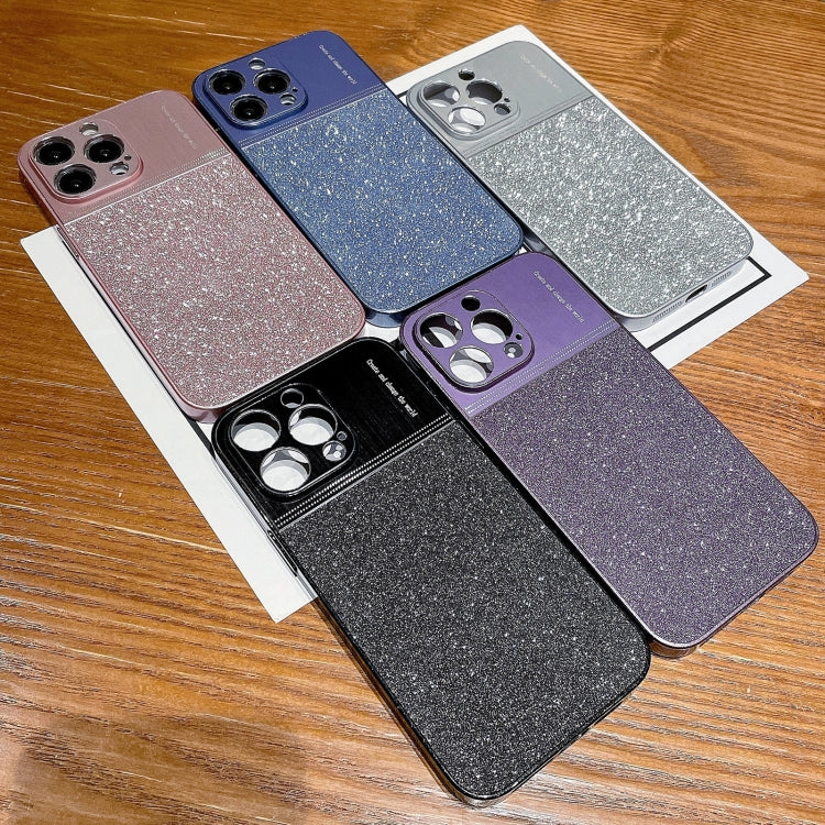 For iPhone 11 Metallic Glitter Powder Shockproof Phone Case(Black) - free shipping - PMC TechLife - Order now!