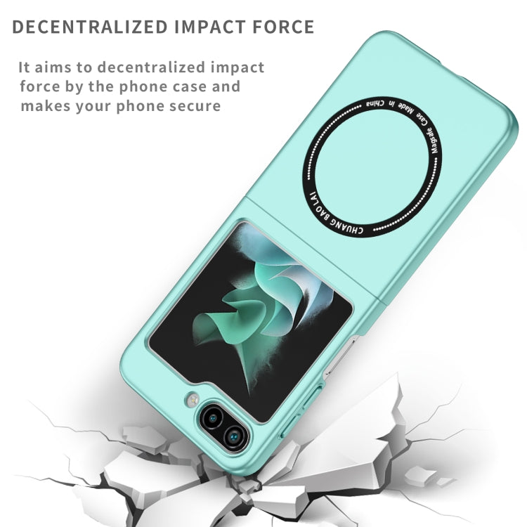 For Samsung Galaxy Z Flip5 5G Magsafe Magnetic Folding PC Phone Case(Light Blue) - free shipping - PMC TechLife - Order now!
