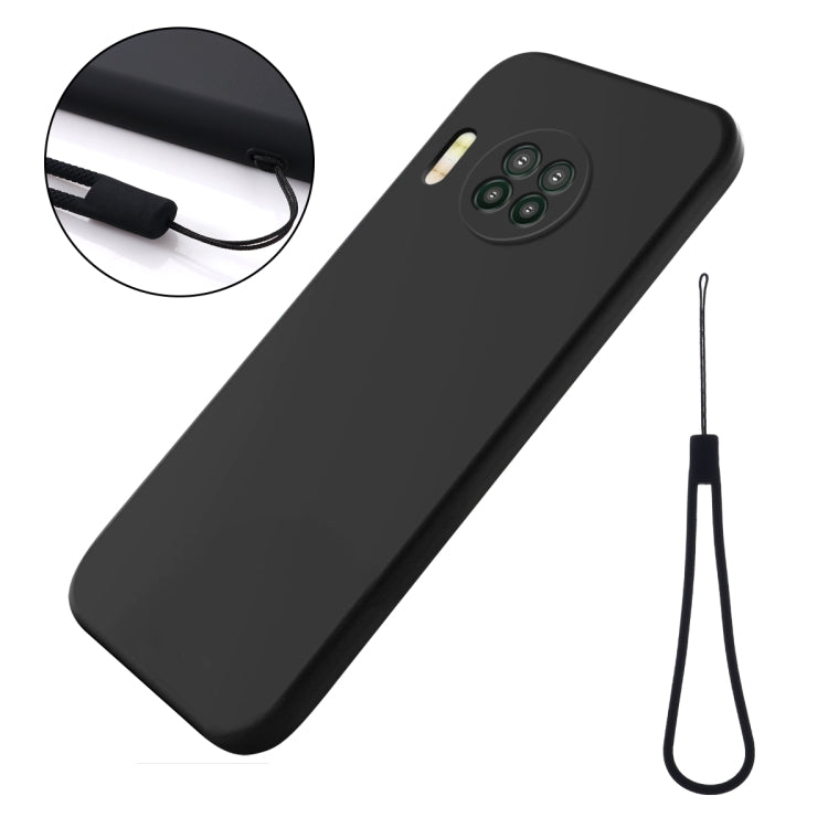 For Hisense Infinity H50 Zoom Pure Color Liquid Silicone Shockproof Phone Case(Black) - More Brand by PMC TechLife | Online Shopping South Africa | PMC TechLife | Buy Now Pay Later Mobicred