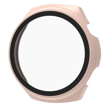 For Huawei Watch 4 Pro Tempered Film + PC Integrated Watch Protective Case(Pink) - Watch Cases by PMC Jewellery | Online Shopping South Africa | PMC Jewellery