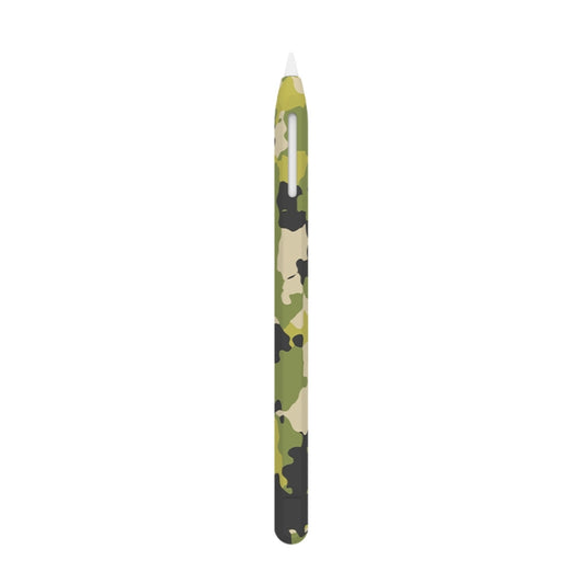 For Apple Pencil 2 LOVE MEI Camouflage Silicone Protective Pen Case(Green) - Pencil Accessories by LOVE MEI | Online Shopping South Africa | PMC Jewellery