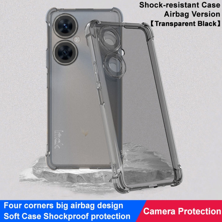 For Huawei nova 11i / maimang 20 5G imak Shockproof Airbag TPU Phone Case(Transparent Black) - free shipping - PMC TechLife - Order now!