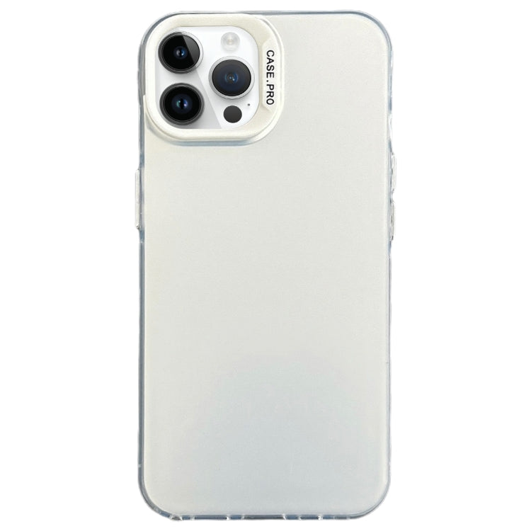 For iPhone 12 Pro Max Semi Transparent Frosted PC Phone Case(White) - iPhone 12 Pro Max Cases by PMC Jewellery | Online Shopping South Africa | PMC Jewellery