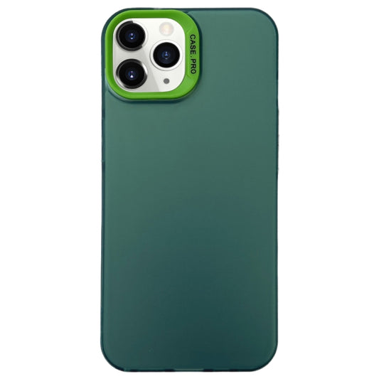 For iPhone 11 Pro Max Semi Transparent Frosted PC Phone Case(Green) - iPhone 11 Pro Max Cases by PMC Jewellery | Online Shopping South Africa | PMC Jewellery