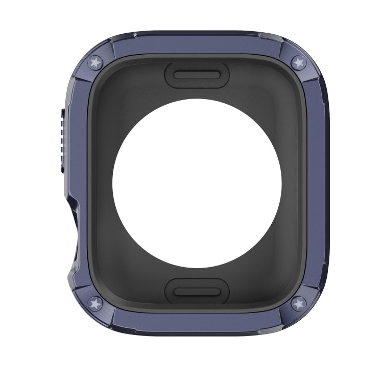 For Apple Watch Series 8 / 7 41mm 2-in-1 PC Hybrid TPU Armor Watch Case(Midnight Blue) - Watch Cases by PMC TechLife | Online Shopping South Africa | PMC TechLife