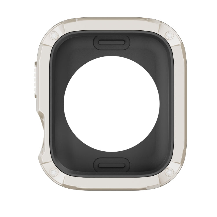 For Apple Watch Series 8 / 7 41mm 2-in-1 PC Hybrid TPU Armor Watch Case(Starlight) - Watch Cases by PMC TechLife | Online Shopping South Africa | PMC TechLife